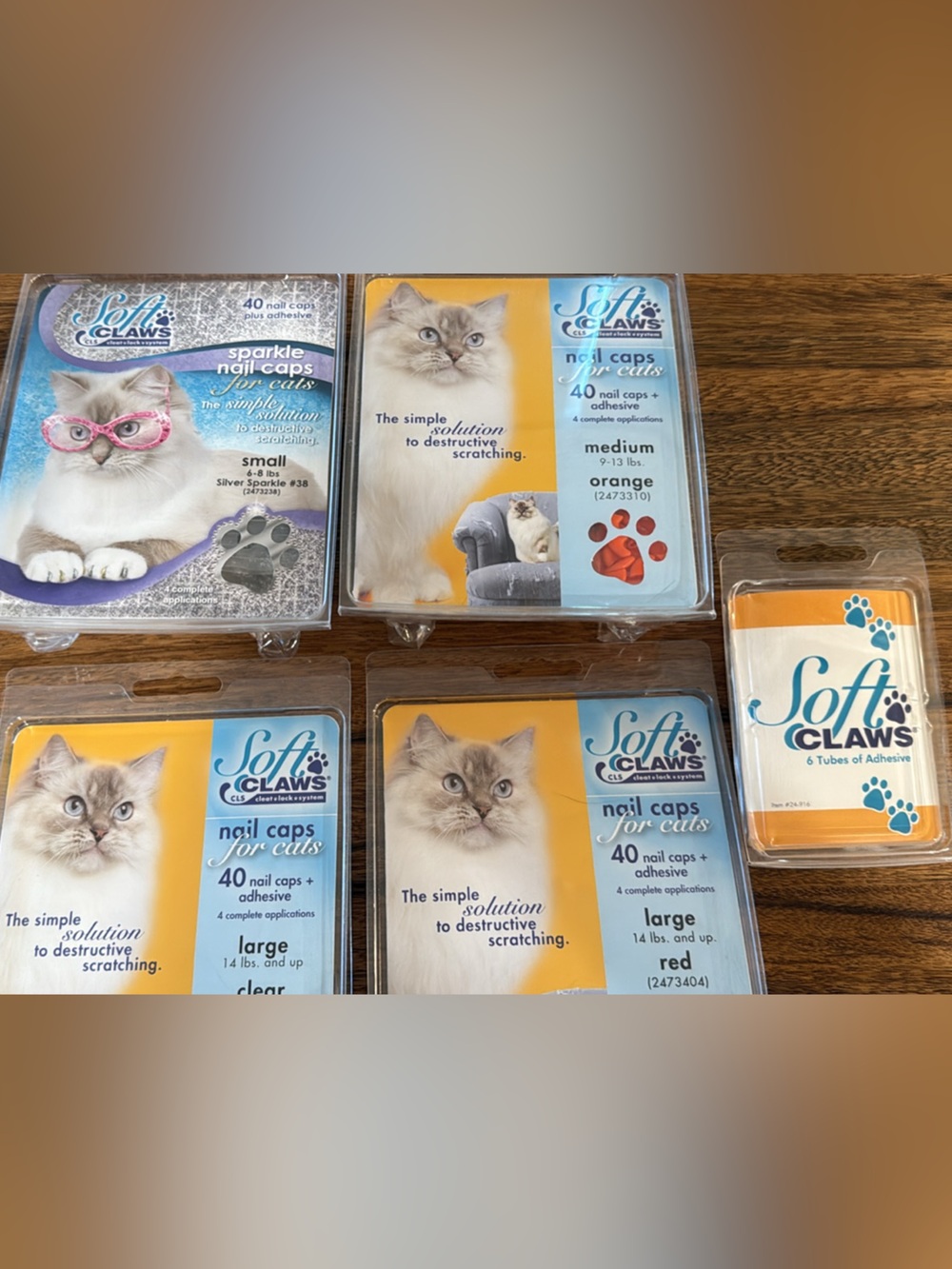 Soft Claw Cat Nail Caps - Bundle